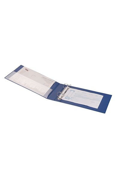 2K Pvc 3 cm 2 inele Legătură cu inele - Capacitate 250 coli, 15,5x26 cm