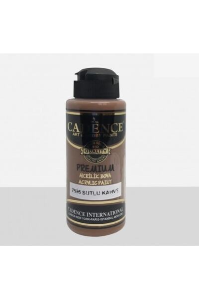 Cadence Premium Yarı Mat Akrilik Boya 7595 Sütlü Kahve 120 Ml