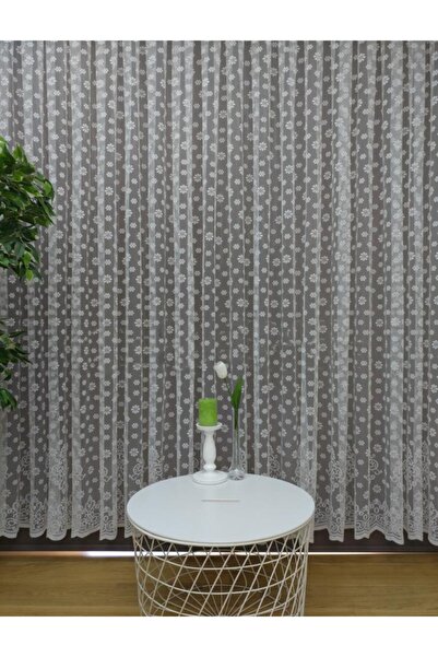 Esse Home Квітковий візерунок мереживна тюлева штора, 150x260, звичайний ворс, 1/2,5