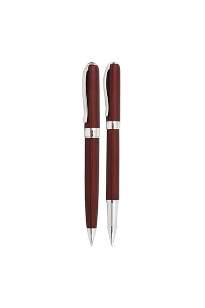 hediyerengi Set of 2 Pencils in Claret Red Box