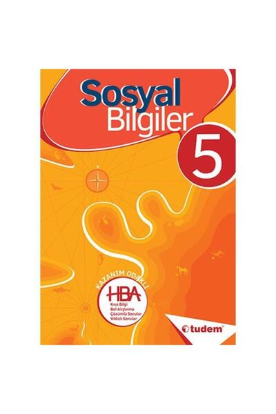 Tudem Yayınları 5. Sınıf Sosyal Bilgiler Kazanım Odaklı Konu Anlatım - Geçmiş...