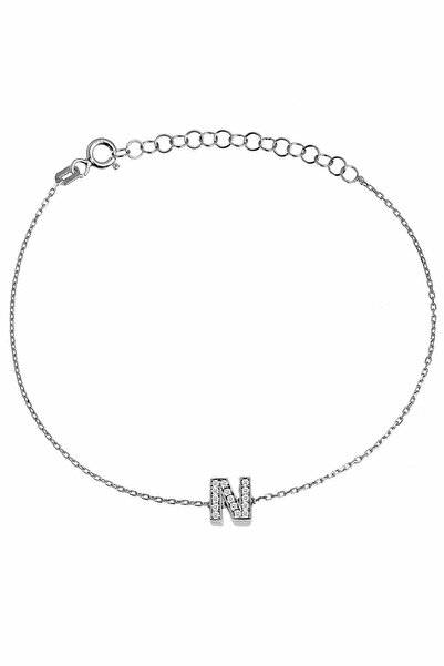 Argentum Concept 925 Ayar Gümüş N Harfi Bileklik - 45067601