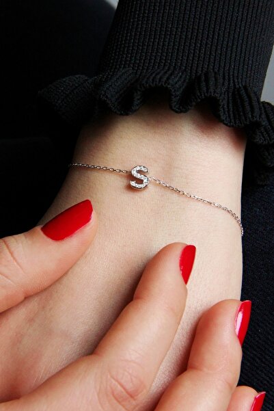 Argentum Concept 925 Ayar Gümüş S Harfi Bileklik - 45068001