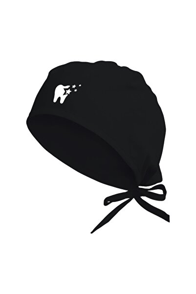 Tasarım Trend Unisex Siyah Kurdele Kalp Özel Tasarım Bonesi