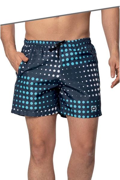 Crozwise Men's Poantiye Patterned Swim Shorts 3148