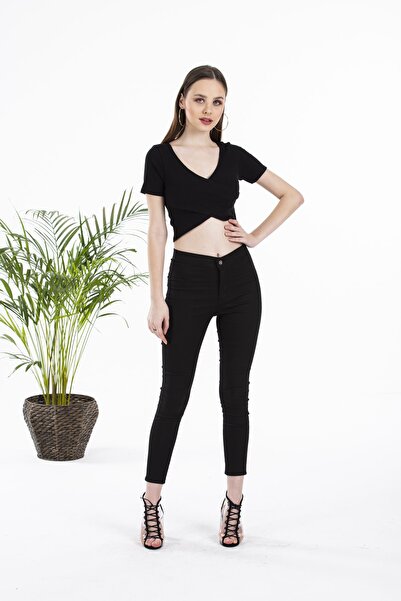 ladyzey Двуредно закопчаване в черен цвят