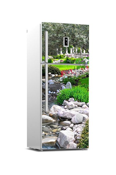 Tilki Dünyası Refrigerator Door Covering Sticker 0115