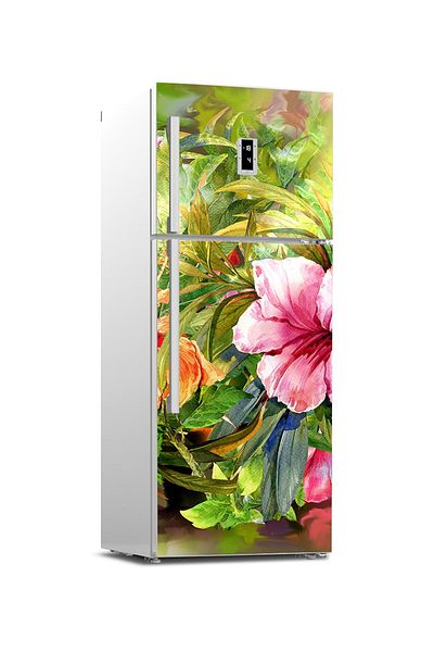 Tilki Dünyası Refrigerator Door Covering Sticker 0123