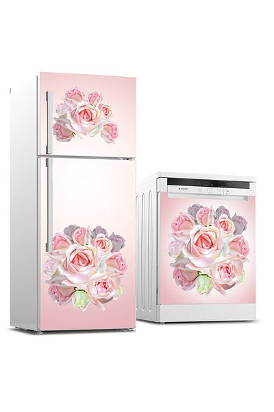 Tilki Dünyası Refrigerator And Dishwasher Set Sticker 0310