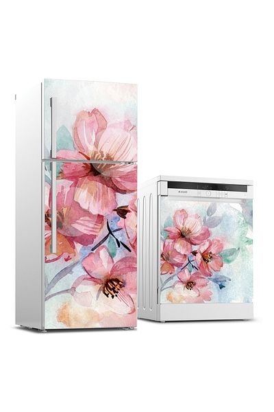 Tilki Dünyası Refrigerator And Dishwasher Set Sticker 0199