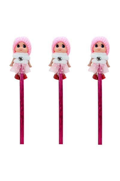 Süsle Baby Party Bereli Bebek Kurşun Kalem, Pembe