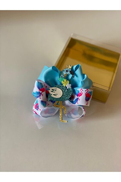 QUEEN AKSESUAR Cataramă pentru guler pentru copii cu flamingo albastru