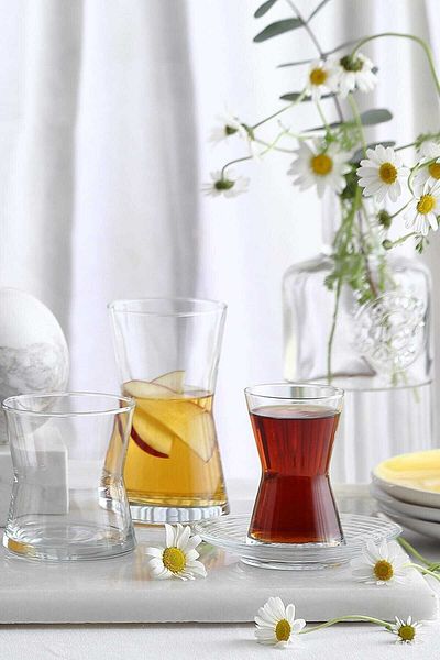 LAV 24 Piece Deep Water Set - Water and Tea Cup Set