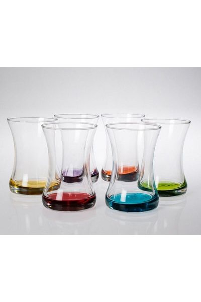 LAV Set of 12 Colorful Zen Tea Cups