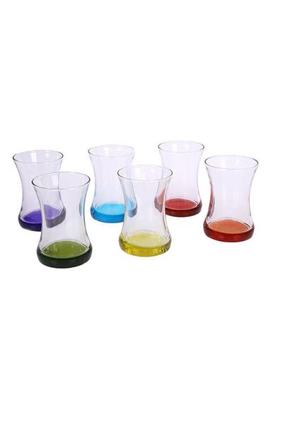 LAV Set of 12 Colorful Zen Tea Cups