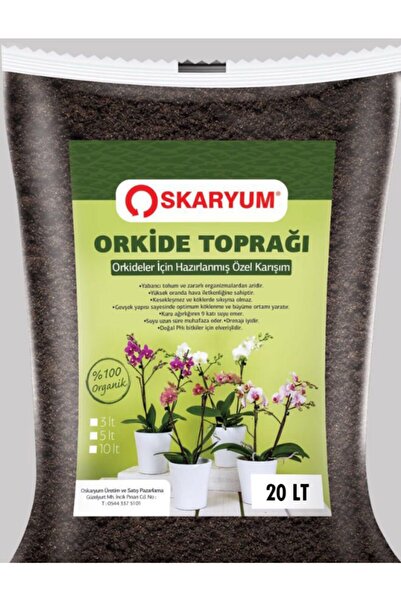 OSKARYUM Orkide Toprağı 20 Lt (özel Karışım)