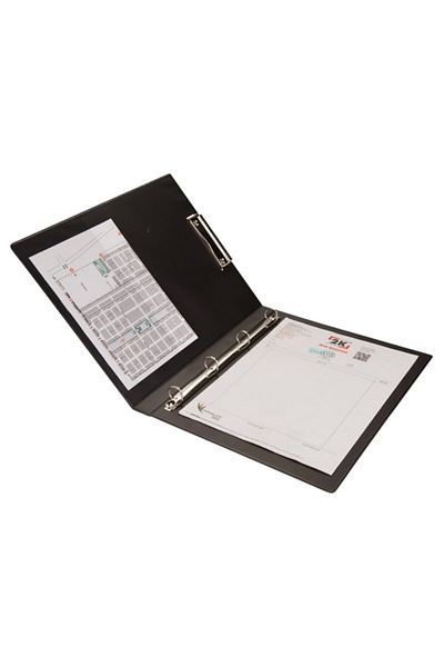 2K A4 Biala Double Mechanism Student and Office Type Document Presentation Folder 23x31 Cm (150 Sheets)