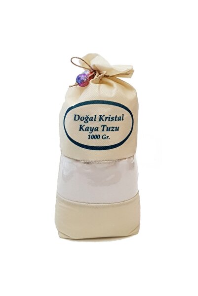 Himalaya Çankırı Kristal Kaya Tuzu Ince Çekilmiş Beyaz 1 Kg. Orijinal Bez Torba