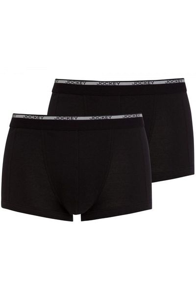 JOCKEY ® Modern Classic Short Boxer 2 Pack / Black