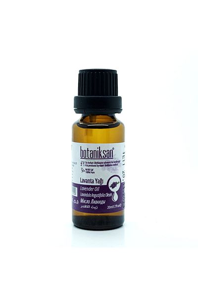 botaniksan 20ml Lavender Oil - Distillation, Pure, Natural and Additive-Free