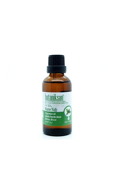 botaniksan 50ml Peppermint Oil - Distillation, Pure, Natural, No Additives