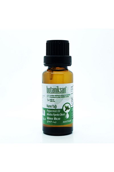 botaniksan 20ml Mint Oil - Distillation, Pure, Natural and Additive-Free
