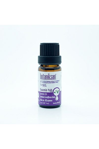 botaniksan Jasmine Oil 10ml - Distillation, Pure, Natural and Additive-Free