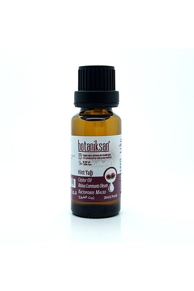 botaniksan 20ml Castor Oil - Cold Pressed, Pure, Natural, No Additives
