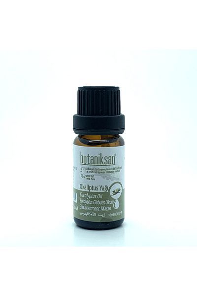 botaniksan Eucalyptus Oil 10ml - Distillation, Pure, Natural and Additive-Free
