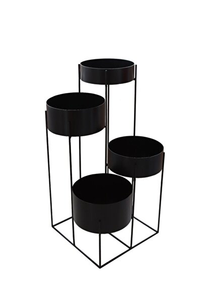 Lica concept Yuvarlak Metal Dörtlü Saksılık