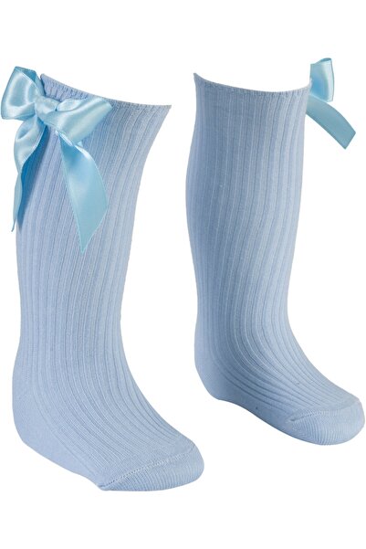 BEBEĞİME ÇORAP Girl's Bow Knee Socks