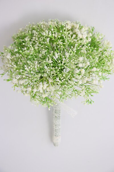 Yapay Çiçek Deposu Yapay Kıtır Cipso Gelin Eli Beyaz Beyaz