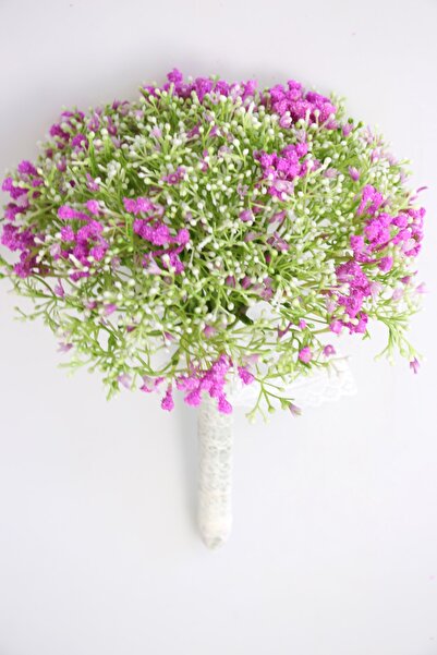 Yapay Çiçek Deposu Yapay Kıtır Cipso Gelin Eli Pembe Pembe