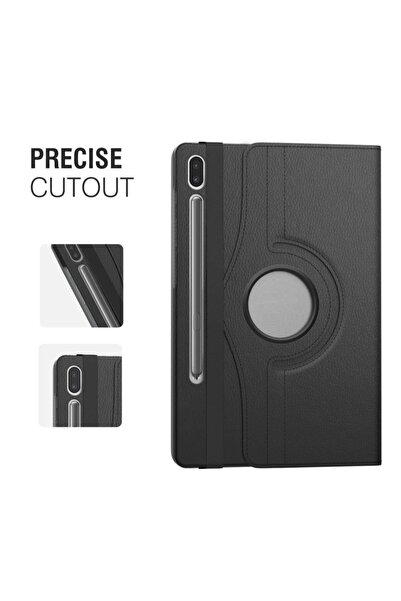 Microsonic Galaxy Tab S6 10.6" T860 Uyumlu Kılıf 360 Rotating Stand Deri