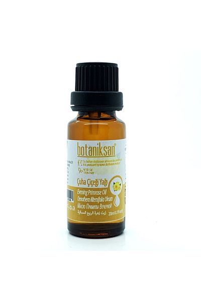 botaniksan Evening Primrose Oil - 20 ml Distillation, Pure Natural No Additives