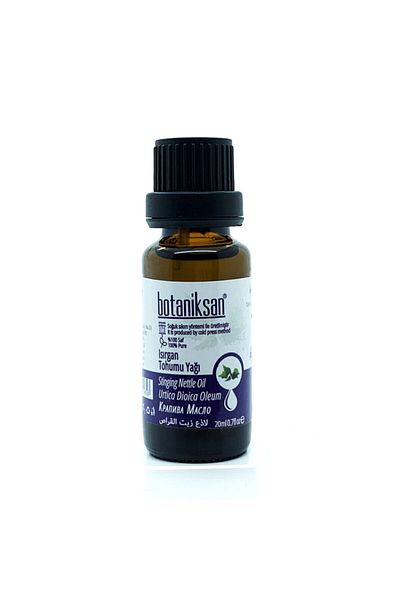 botaniksan 20ml Nettle Seed Oil - Cold Pressed, Pure, Natural and Additive-Free