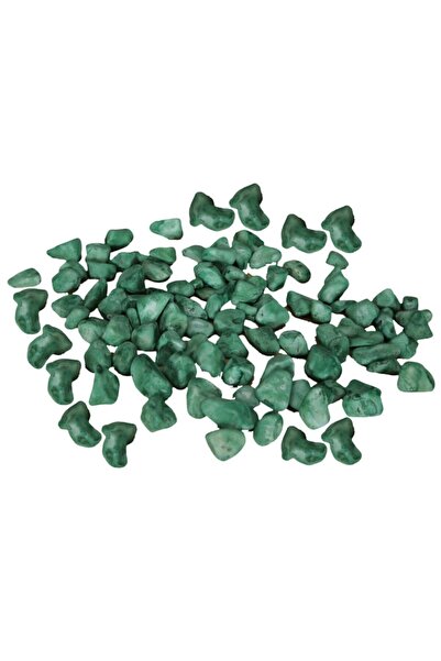 Bahat Eskitme Yeşil Büyük Iri Çakıl Taşı Küllük Teraryum Taşı 500 Gr