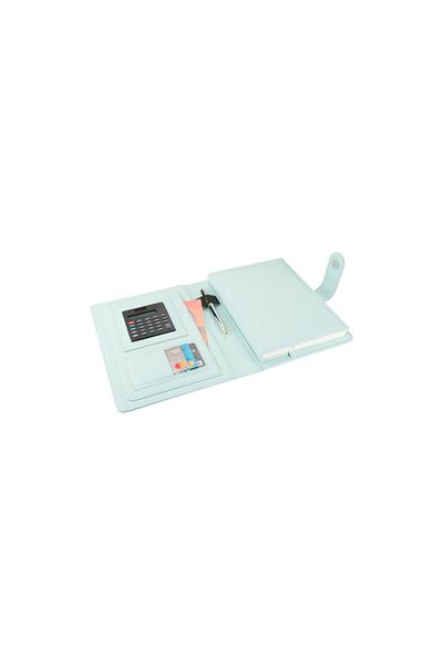 2K Diplomat Language Magnet Cover Organizer με ριγέ 17x24 σημειωματάριο