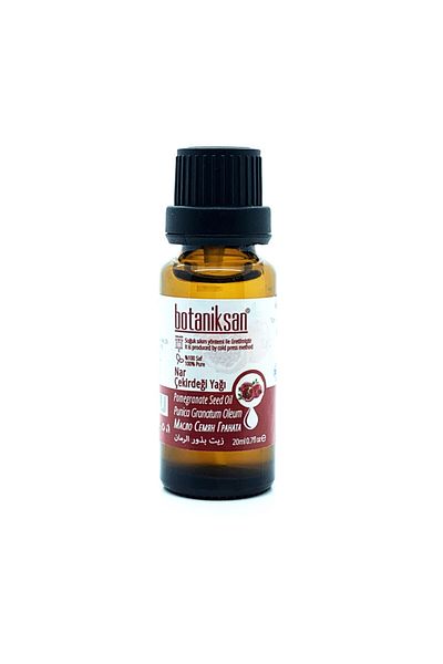 botaniksan 20ml Pomegranate Seed Oil - Cold Pressed, Pure, Natural, No Additives