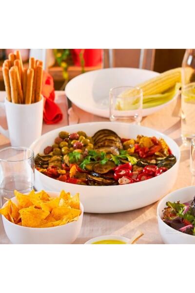 Luminarc ديوالي طبق فرن أبيض 22 سم