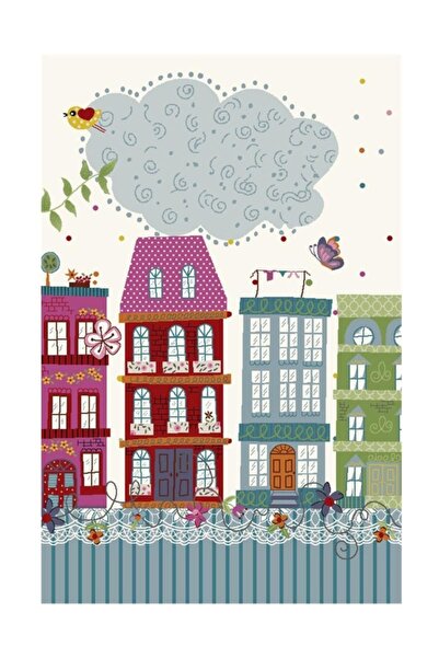 Confetti 100x150 Cm Sweet Home Pembe Oymalı