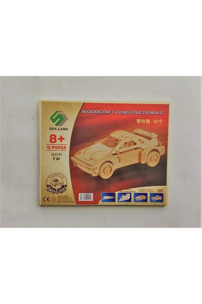 TAYFUN Wooden Puzzle 3d F20 Car Model