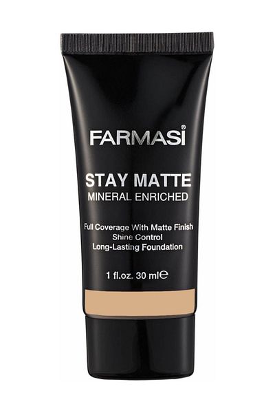 Farmasi كريم أساس - كريم أساس Stay Matte باللون البيج الرملي رقم: 04 30 مل8690131712044