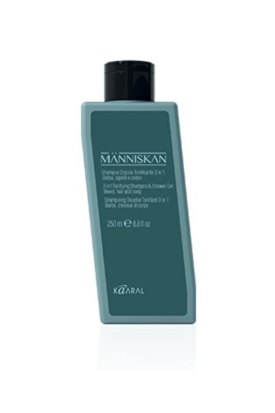 Kaaral مانيسكان 3 في 1 250 مل شامبو وجل استحمام معزز