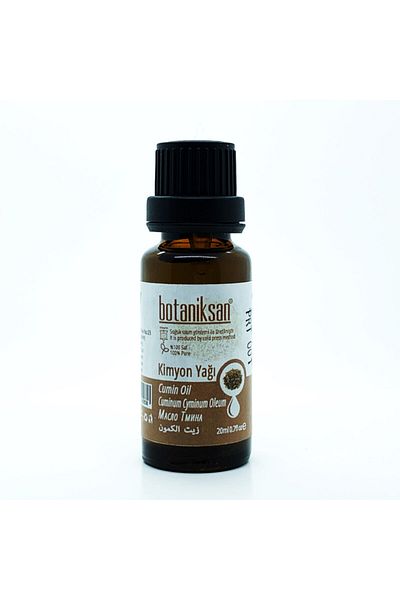 botaniksan Cumin Oil 20ml - Cold Pressed, Pure, Natural and Additive-Free