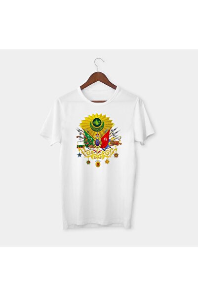 Genel Markalar Unisex Osmanli-tugrası Baskili Tişört