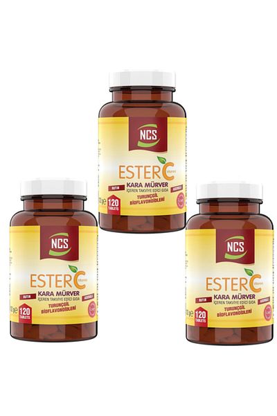 NCS Ester Vitamin C 1000 mg 120 Tablets X 3 Boxes 360 Tablets
