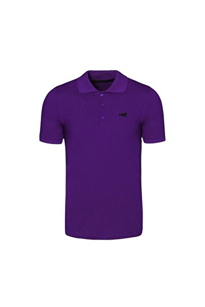 GENIUS STORE Αποθηκεύστε ανδρικό μπλουζάκι Polo Neck Basic T-Shirt