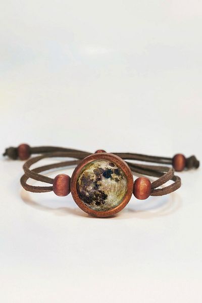 Tahtakolik Moon Wooden Bracelet