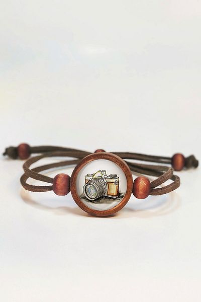Tahtakolik Camera Wooden Bracelet